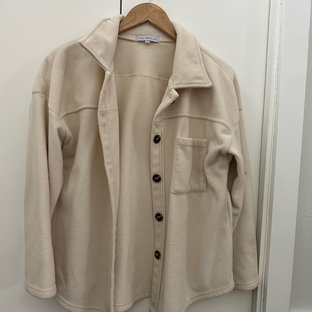 Cozy Cream Fleece Jacket